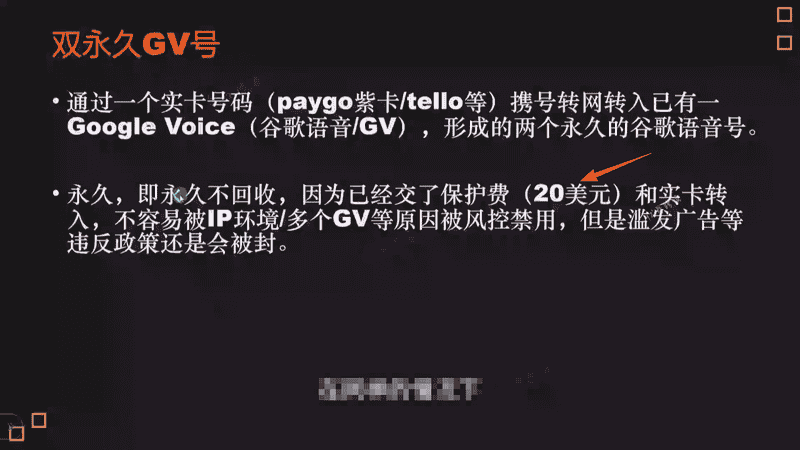 📌 **（插入图片：GV 收费说明）**